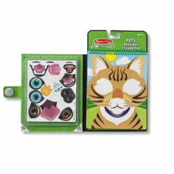 Discount Melissa & Doug Aktivitetsbog med ansigter - Kæledyr