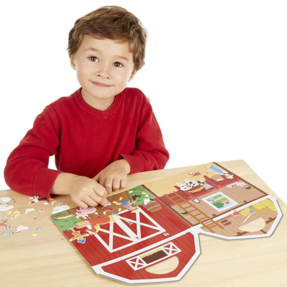 Discount Melissa & Doug Aktivitetsbog med klistermærker - Bondegården