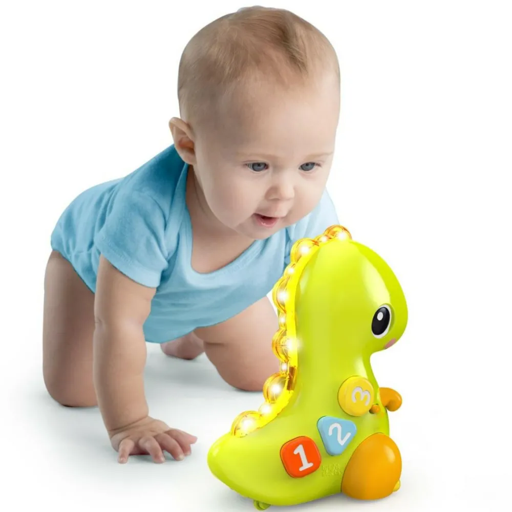 Outlet Bright Starts Aktivitetsdinosaur med lyd og lys