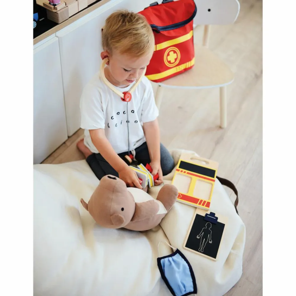 New small foot Akutlæge-rygsæk med 19 dele