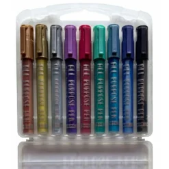 New Allround tusser - Metallic, 9 stk