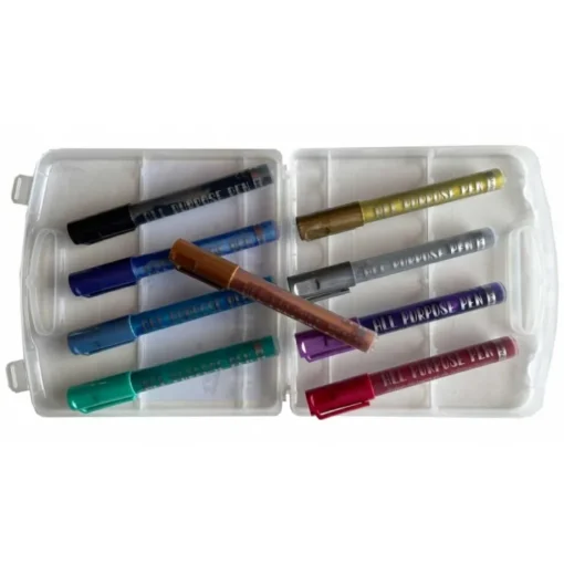 New Allround tusser - Metallic, 9 stk