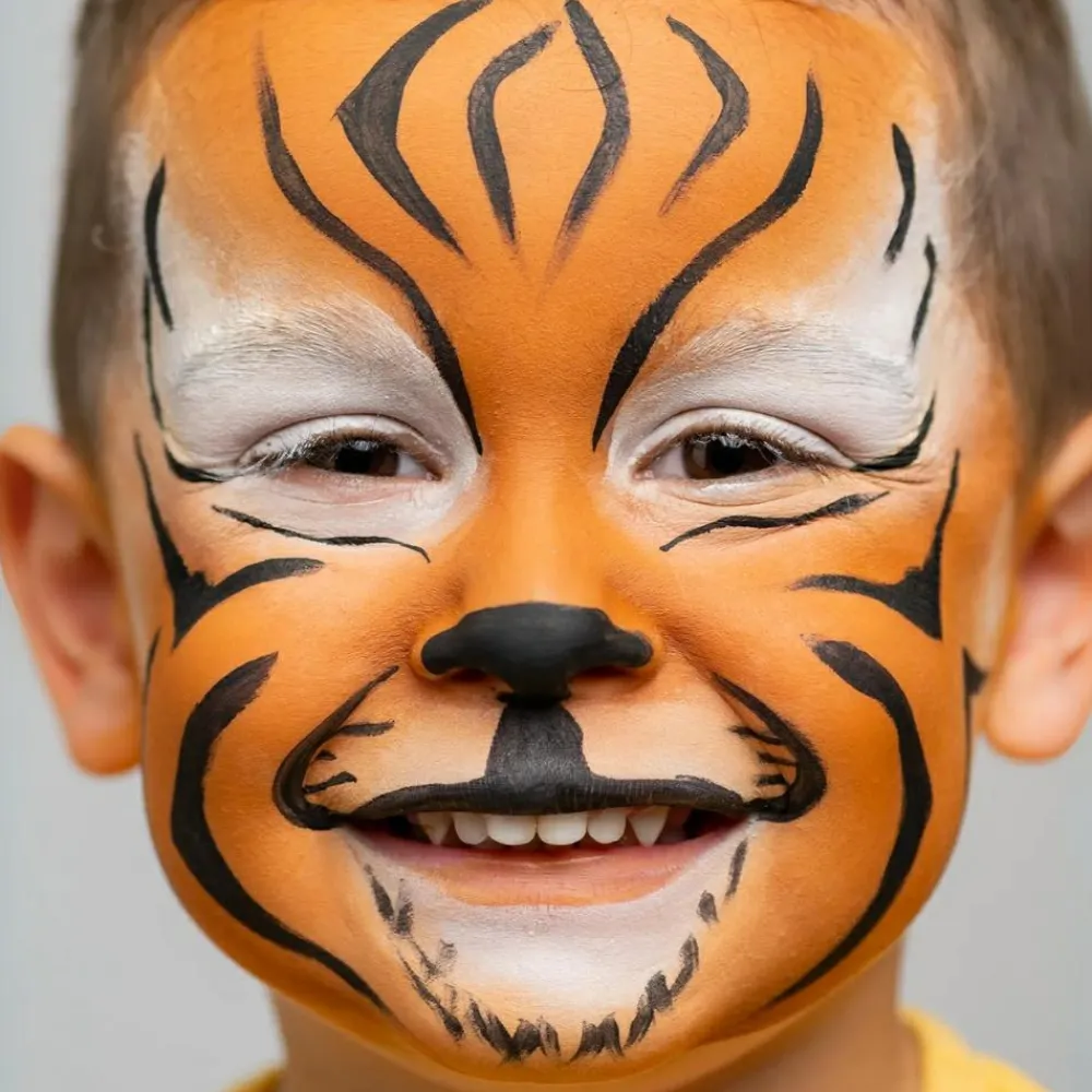 Clearance Ansigtsmaling m. 6 farver - Wildlife