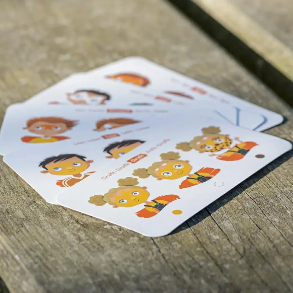 Clearance Ansigtsmaling m. 6 farver - Wildlife