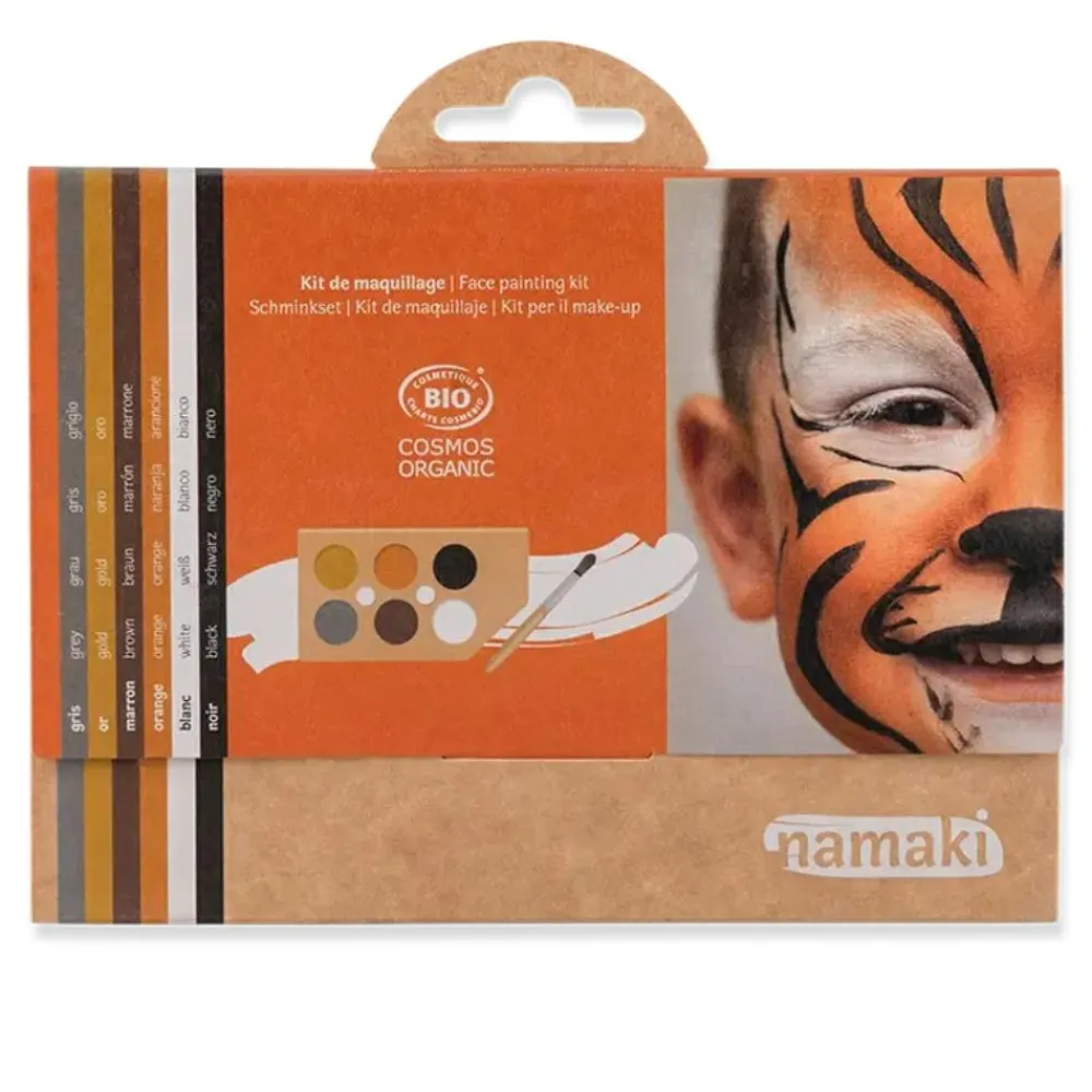 Clearance Ansigtsmaling m. 6 farver - Wildlife