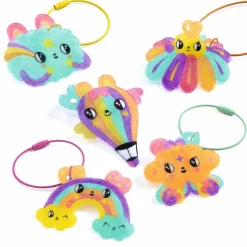Discount Djeco Artistic Plastic - Krympeplast nøgleringe, Kawaii
