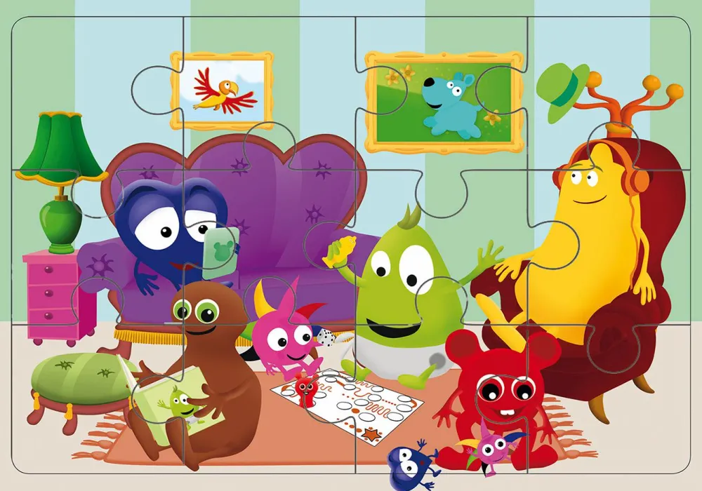 Discount Babblarna puslespil m. 12 brikker - Hverdag