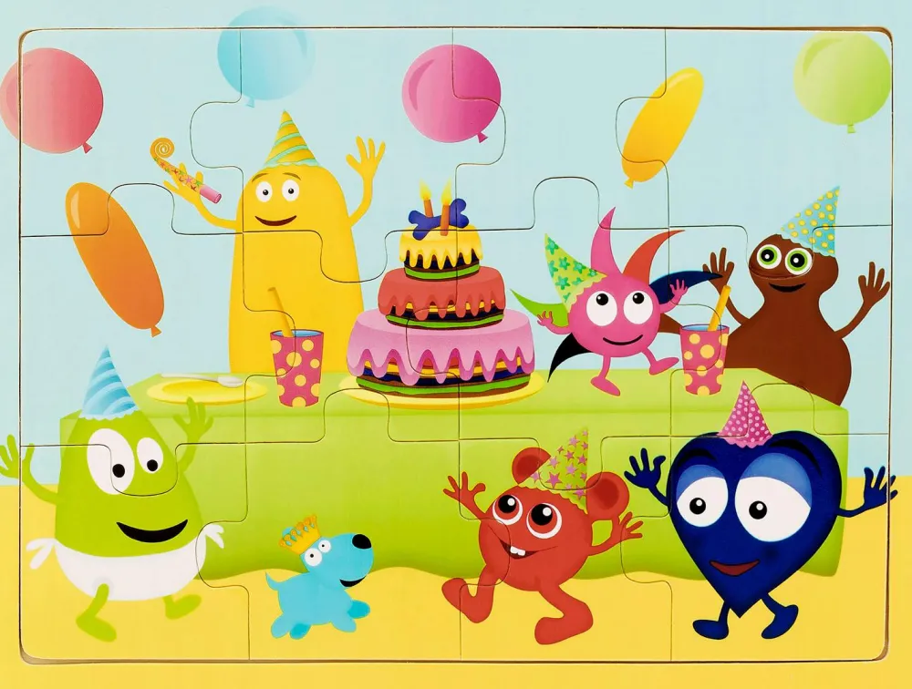 Clearance Babblarna puslespil m. 12 brk -s fest