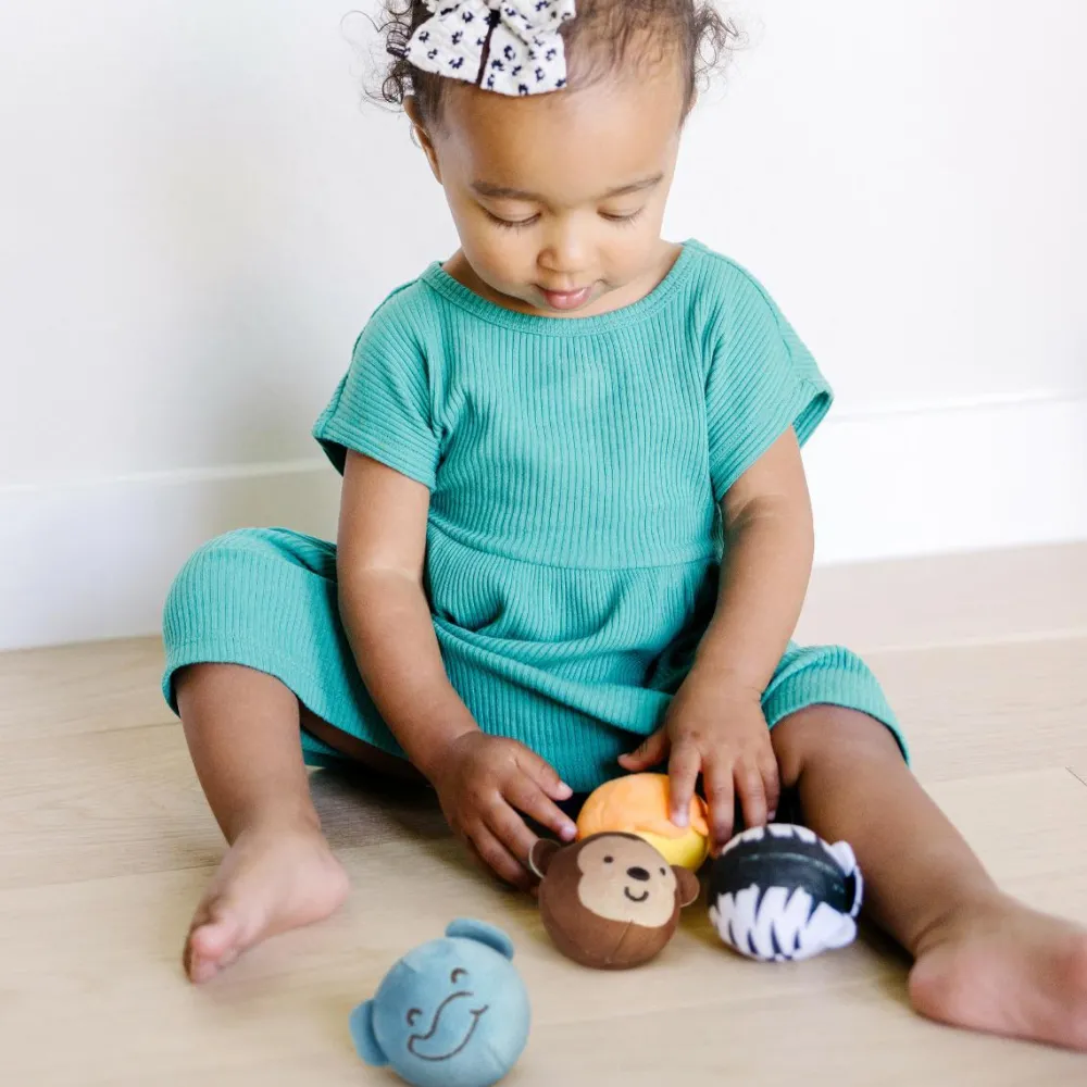 Sale Melissa & Doug Babybold - Safarivenner, 4 stk