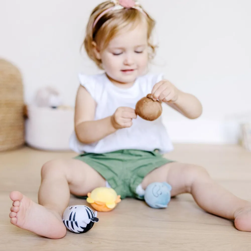 Sale Melissa & Doug Babybold - Safarivenner, 4 stk