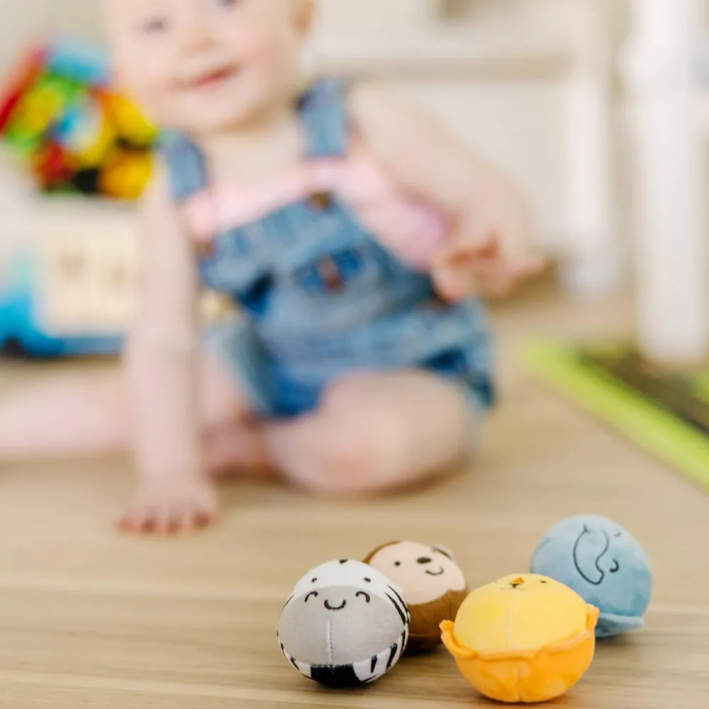 Sale Melissa & Doug Babybold - Safarivenner, 4 stk