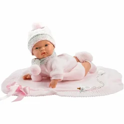 Online Babydukke - Lyserødt tøj, 38 cm