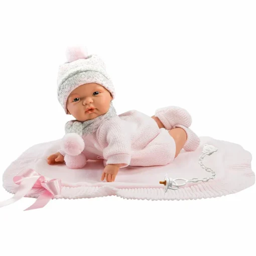 Online Babydukke - Lyserødt tøj, 38 cm