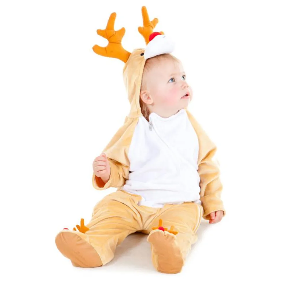 Clearance Pretend to Bee Babyheldragt - Rensdyr, Flere str.