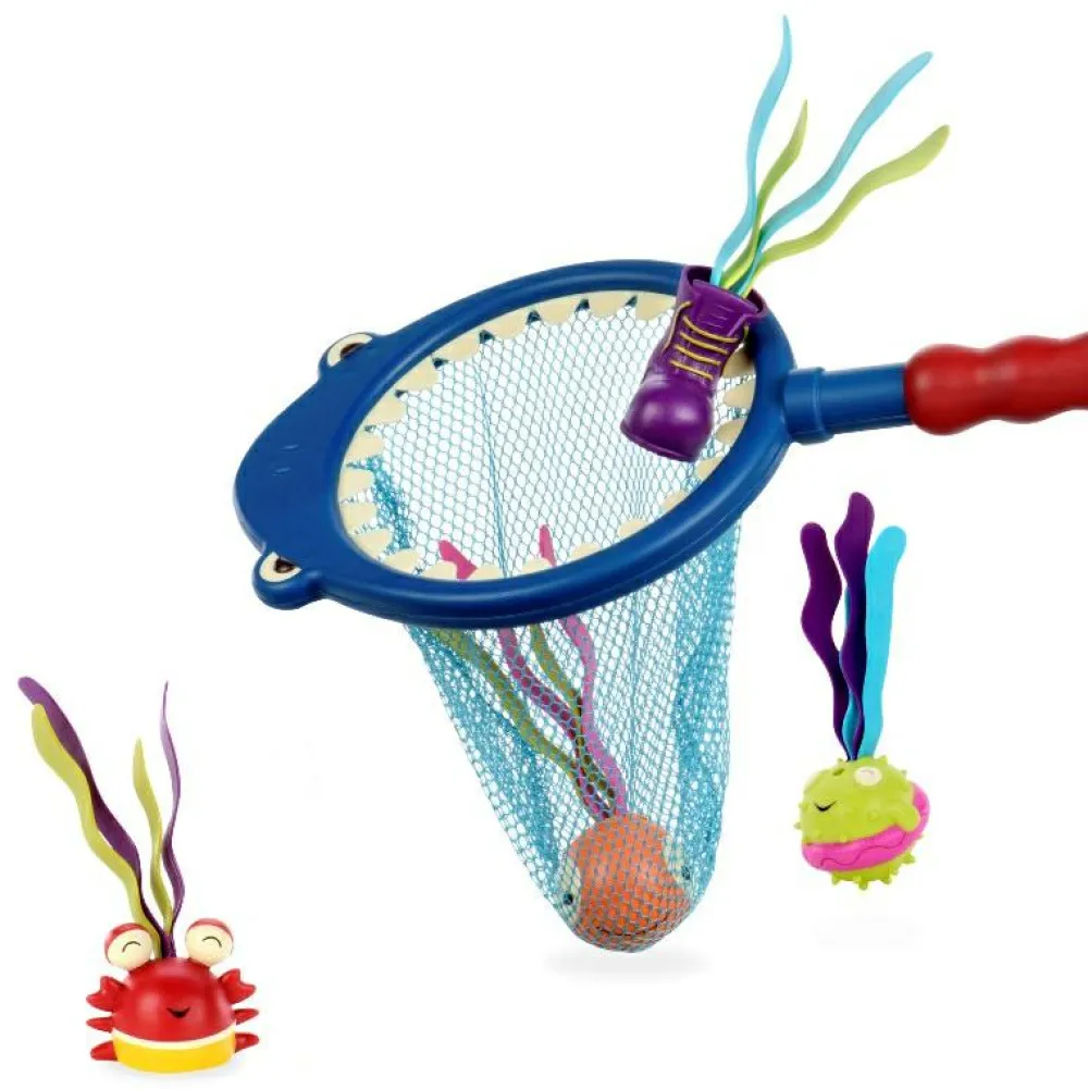 Outlet B. Toys Badeleg - Fiskesæt Finley Haj, fisk og dyk