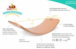 Sale Kinderfeets Balancebræt Kinderboard - Regnbue