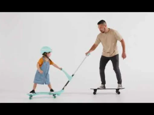 Clearance Ookkie Begynder-skateboard - Sort
