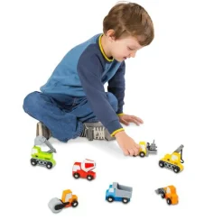 Best Melissa & Doug Biler i træ - På byggepladsen