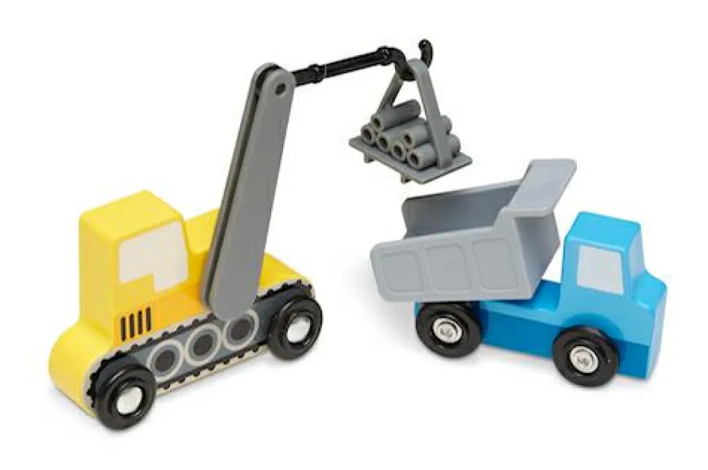 Best Melissa & Doug Biler i træ - På byggepladsen