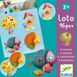 Hot Djeco Billedlotteri - De 4 årstider