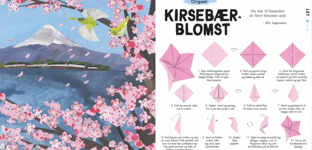 Forlaget Bolden Blomster origami
