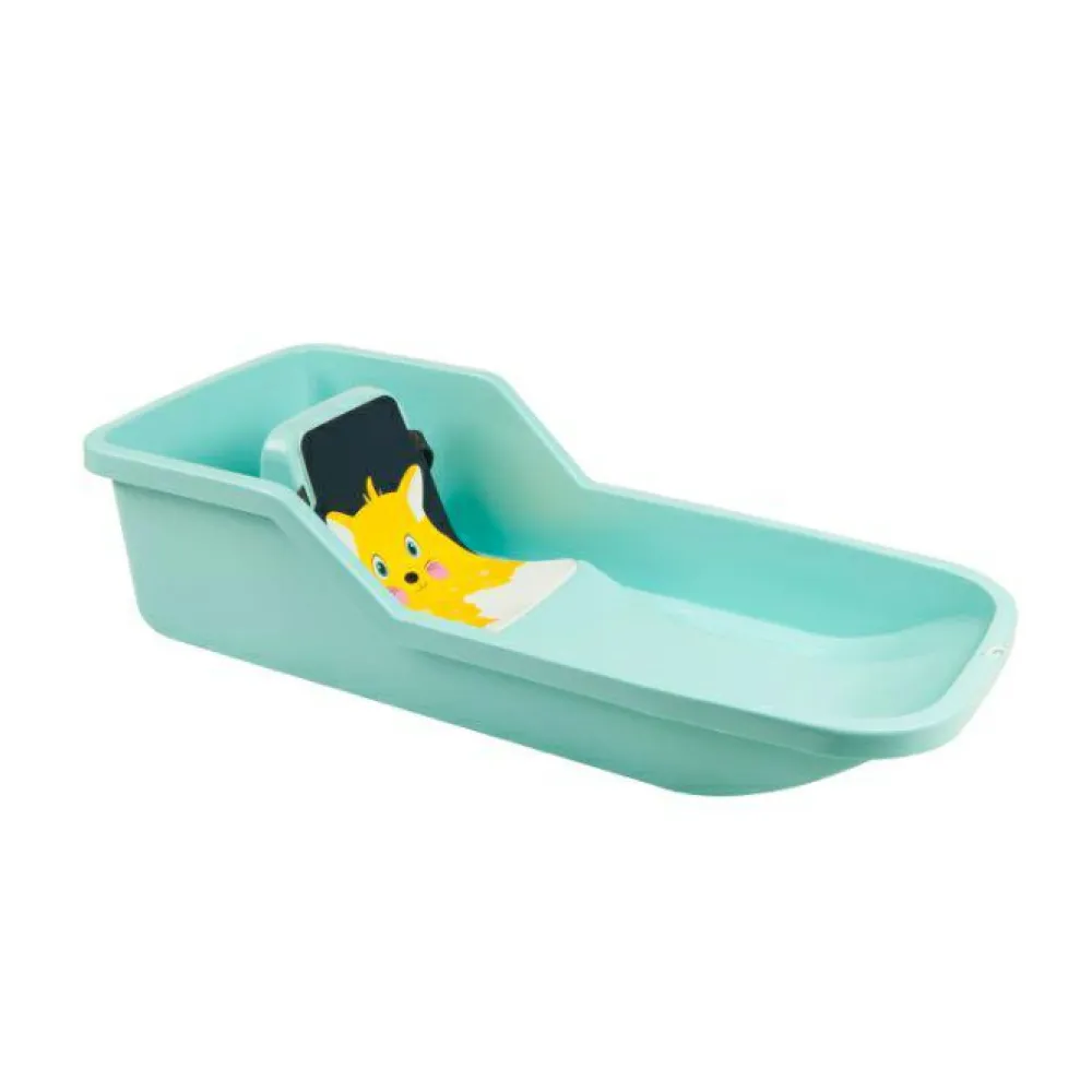 Outlet Bobslæde med skumsæde og sele - Mint