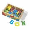 Discount Melissa & Doug Bogstaver i træ med magneter