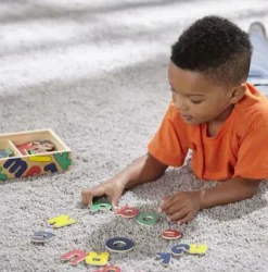 Discount Melissa & Doug Bogstaver i træ med magneter