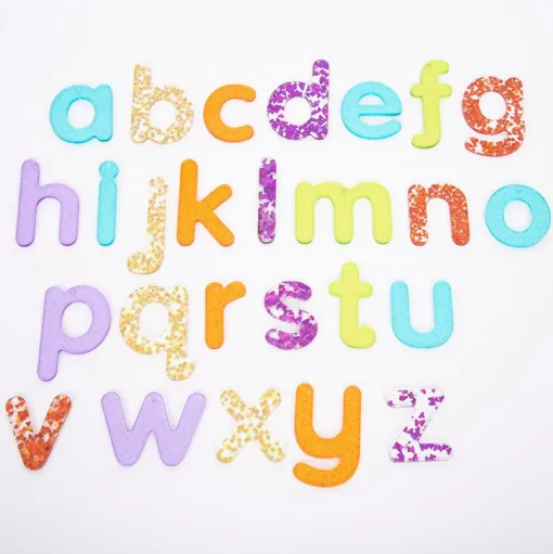 Sale tickit® Bogstaver med glitter, 26 stk