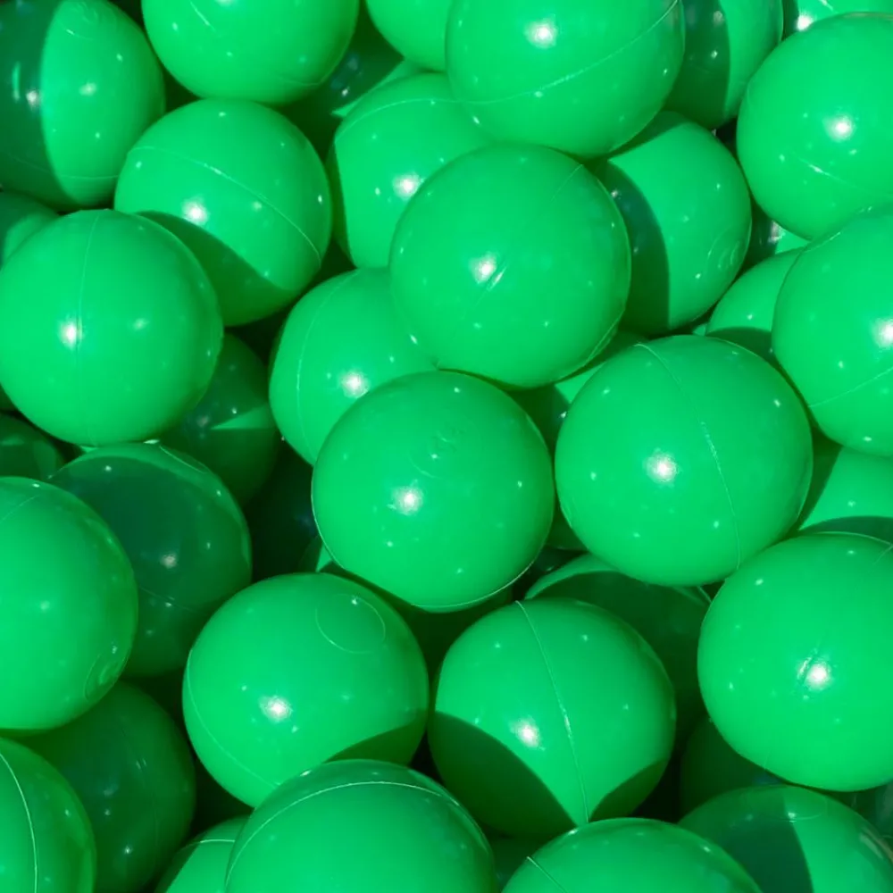 Clearance KiDKii Boldbassin bolde Ø7 cm - Klar grøn, 100 stk