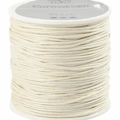 Outlet Bomuldssnor - Råhvid, 40 meter