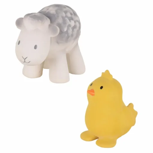 Sale Tikiri Bondegårdsdyr i 100% naturgummi