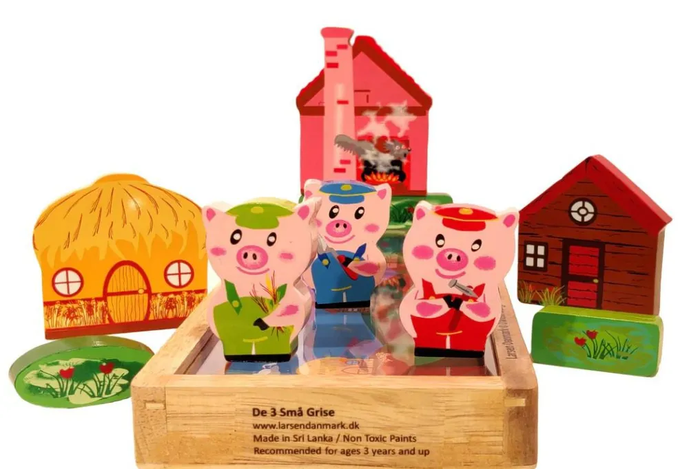 Outlet Larsen Bordteater - De tre små grise