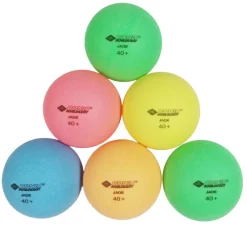 Outlet Bordtennisbolde Poly 40+, 6 stk. - Ø 4 cm.