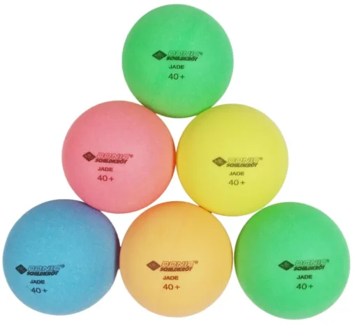 Outlet Bordtennisbolde Poly 40+, 6 stk. - Ø 4 cm.