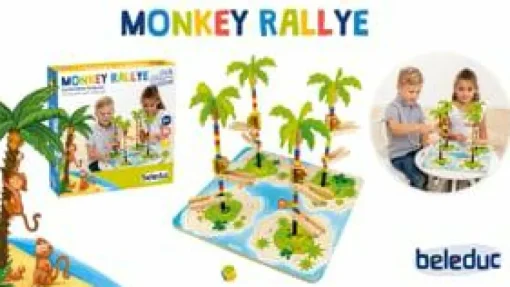 Hot Beleduc Børnespil - Monkey Rallye