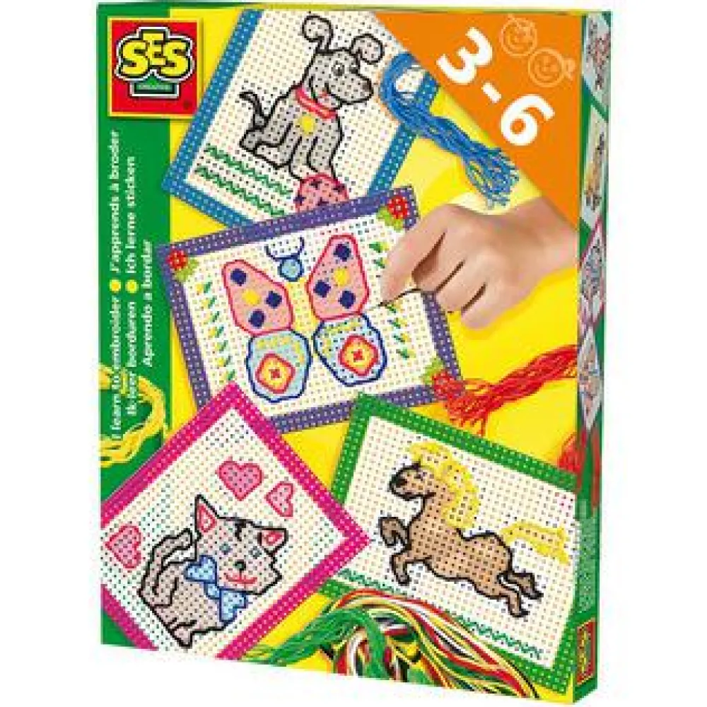 Hot SES Creative Broderisæt - Jeg lærer at brodere