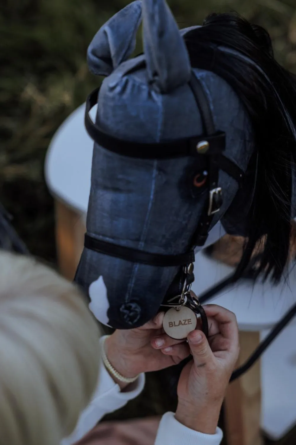 Best byASTRUP kæphest - Grå/sort "Blaze"