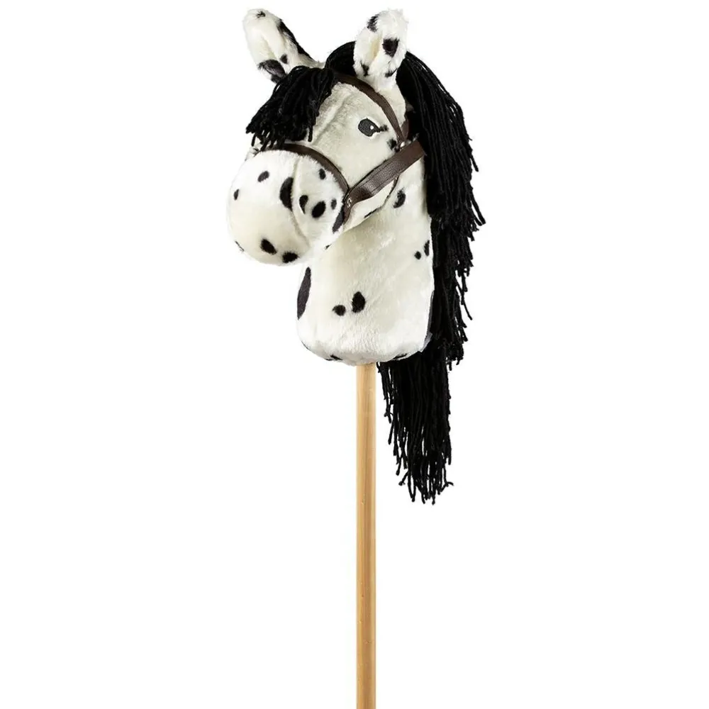 byASTRUP kæphest - Hvid m. sorte prikker