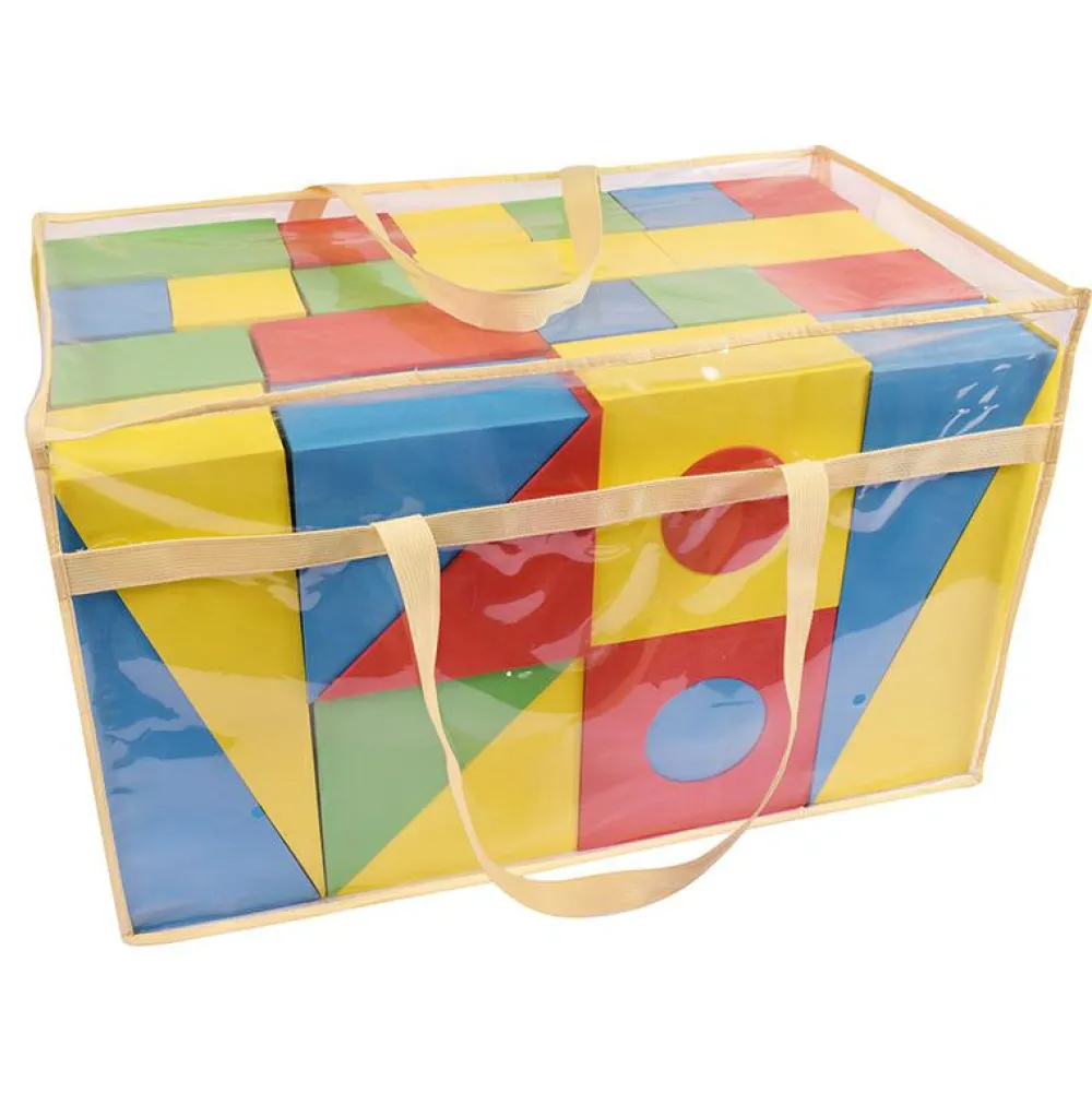 Clearance Byggeklodser af skum - Store, 56 stk