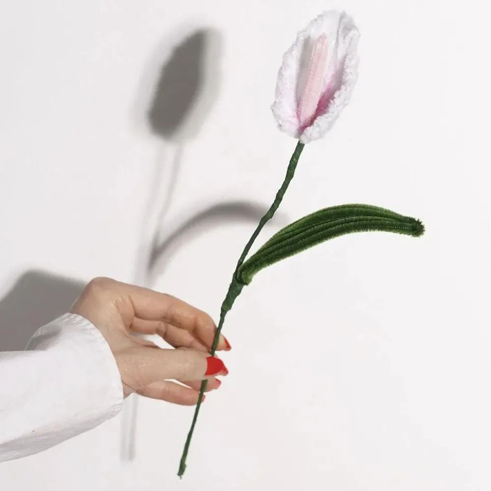 Outlet Creativ Company Chenille Ø6 mm. - Pastel, 25 stk