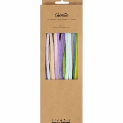 Outlet Creativ Company Chenille Ø6 mm. - Pastel, 25 stk