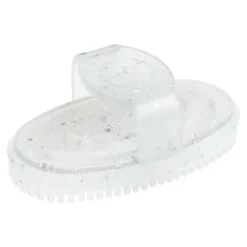 Hot Cheval Roi tilbehør - Gummi strigle, Sølv