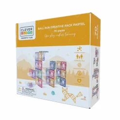 Cleverclixx | Pastel kuglebane, 70 stk