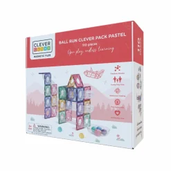 Clearance Cleverclixx | Pastel kuglebane, 110 stk