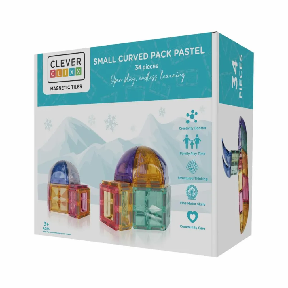 New Cleverclixx | Pastel kupler, 34 dele