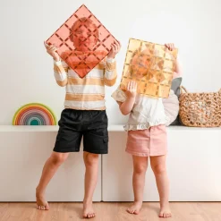 Hot CONNETIX | Baseplates, Lemon & Peach, 2 stk