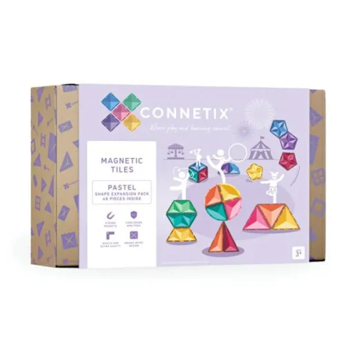 Hot CONNETIX | Pastel Shapes, 48 stk