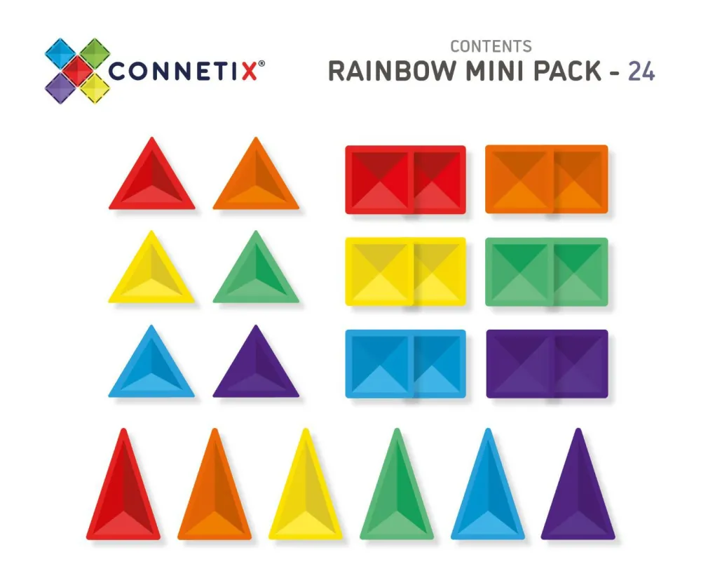 New CONNETIX | Rainbow Mini, 24 stk