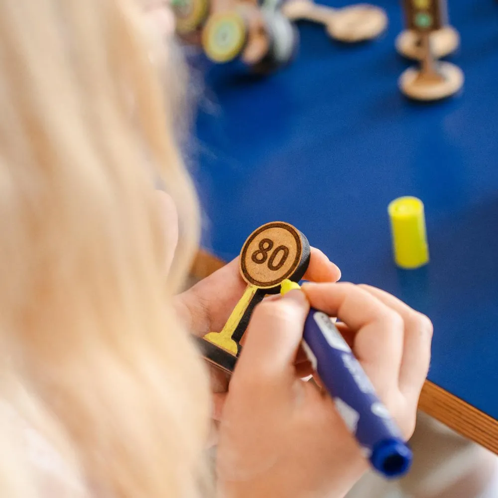 Clearance Crateit Town - Trafik og vejskilte, 10 dele